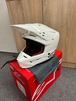 Helma Alpinestars SM5 white XXL - snížená cena - 2