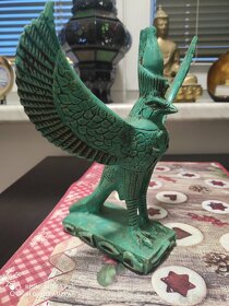 Sošky Horus,ESET, bastet ,sarkofág Egypt tyrkys - 2