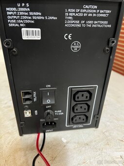 UPS na autobaterii 24V, 2000VA - 2