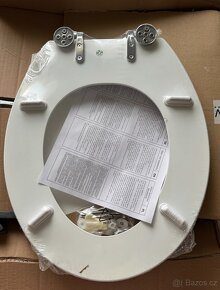pomalu padající WC sedátko s 3D potiskem-nové - 2