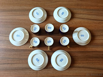 Reichenbach porcelán kobalt set - 2