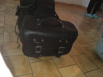 Kožené brašny na choppera - 2