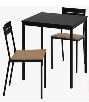 Vysoky stul 67 x 67 cm a 2 židle SANDSBERG (ikea) - 2