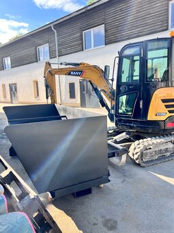 Posypavač krajnic,stranový finišer krajnic - 2