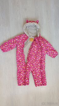 Krásná zimní kombinéza pro holčičku - 2