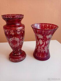 Egermann rubínové sklo - 2