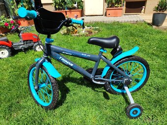 Dětské kolo Toimsa Bikes 16" + kolečka + držák – jako nové - 2