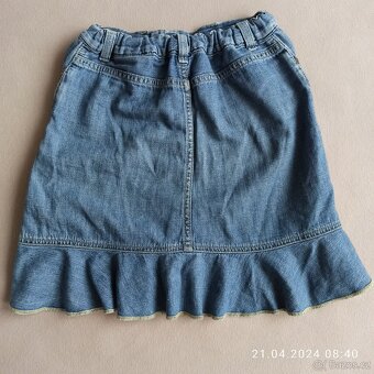 Riflová sukně, vel. 120 - 2