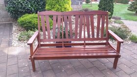 Dřevěná zahradní lavice - 2