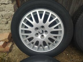 Sada alu kol Octavia 5x100 R16 205/55 R16 - 2