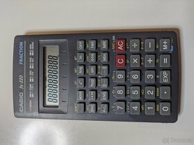 CASIO FX-220 FRACTION - sbírková kalkulačka - 2