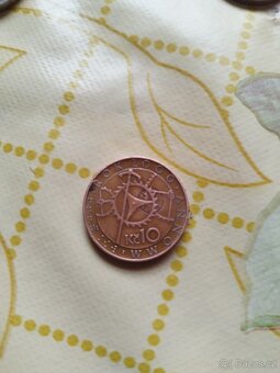 Mince 10 kč s orlojem - 2