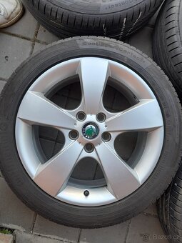 SADA ALU KOL ŠKODA VEL. 17" PNEU LETNÍ CONTINENTAL - 2
