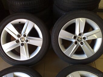 alu kola 5x100 r16 original škoda 215/45r16 - 2