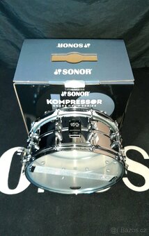 Prodám nový snare Sonor Kompressor-steel150 limited,14x6,5" - 2