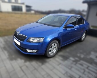 Škoda Octavia 3, 2.0 TDI 110 kw - sedan - modrá, tažné - 2