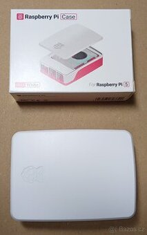 Pouzdro krabička case Raspberry Pi 5 oficiální červeno-bílé - 2