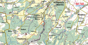 Prodej lesa, 5147 m², Kostelec u Heřmanova Městce - 2