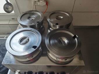 Ohřívač na polévku - 4 x 7 l - 2 000 W - 2