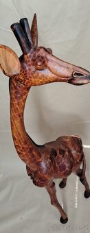 Žirafa dřevěná 155 cm - 2