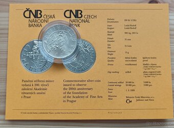 200kč ČNB 1999 - Akademie výtvarných umění - 2