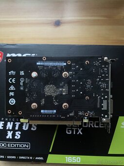 MSI GTX 1650 Ventus XS OC Edition 4GB GDDR5 - 2