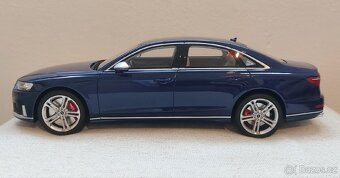 Model Audi S8 2020 Navarra Blau, 1:18 GT Spirit (GT313) - 2