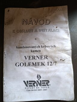 Krbová kamna s výměníkem - 2