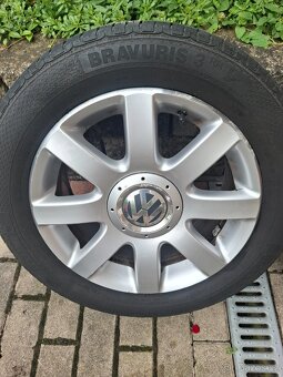 4 alu disky letní pneu VW golf - 2