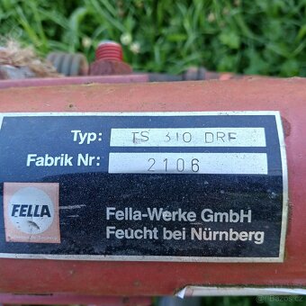 Nesený shrnovač sena Fella TS 310 DRF nahrabovačka - 2
