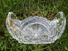 2 skleněné mísy, žardinky, loďky, sklo, Balíkovna 39 - 2