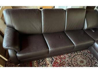 Moderní kožená sedačka ve tvaru U,4976 - 2