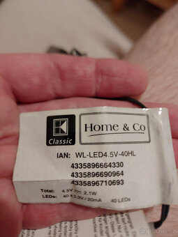 vánoční barevný světelný řetěz - 2