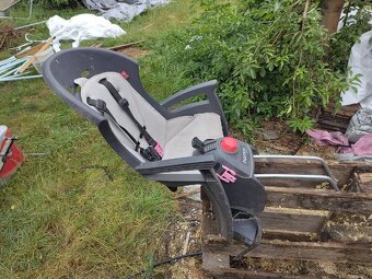 Dětská sedačka na kolo + dva držáky - 2