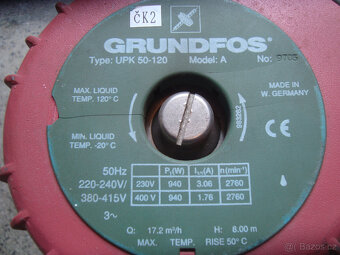 čerpadlo Grundfos UPK 50-120 - 2