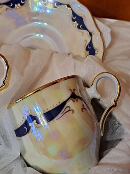 Přátelská porcelánová souprava, značeno MZ Stará Role - 2
