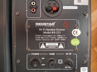 Aktivní reproduktory Redstar RS-215⭐ - 2