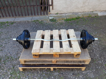 EZ činka 51kg olympijská 150cm - EXTRA dlouhá - 2