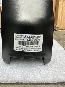 Baterie pro elektrokolo 48V 25AH 1200Wh Akumulátor - 2