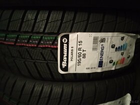 Prodám 4ks nových zimních pneu Barum 195/60 R15 - 2