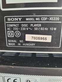 SONY radio,CD, zesilovač,bedny - 2