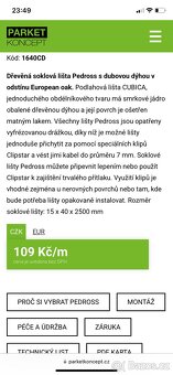 Soklové lišty PEDROSS CUBICA - 2