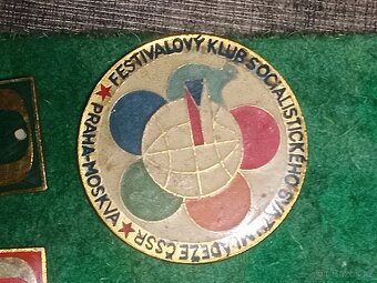 Odznak Praha - Moskva Festival. klub socialist.mládeže ČSSR - 2