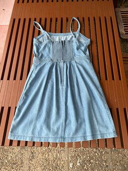 Džínové minišaty Abercrombie&Fitch, vel. L - 2