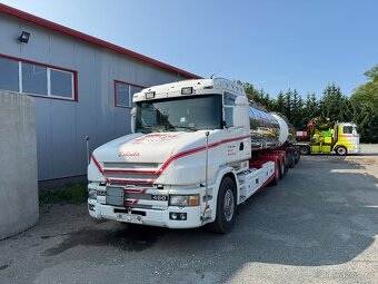 Scania T144, cisterna + vlek Schwarzmüller, ADR - 2