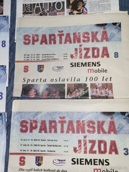 Hokej HC SPARTA PRAHA PROGRAM - 2