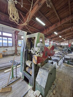 katr dřevo 40-50m3/den linka G710+G560 pořez rámová pila - 2