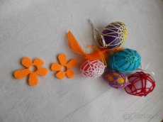 Háčkovaná VELIKONOČNÍ vajíčka - sada - 2