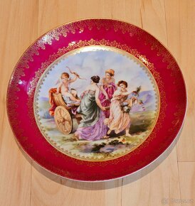 Starožitný závěsný talíř - 2