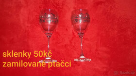 skleničky, vázy, hrnečky, pokladnička, talíř - 2